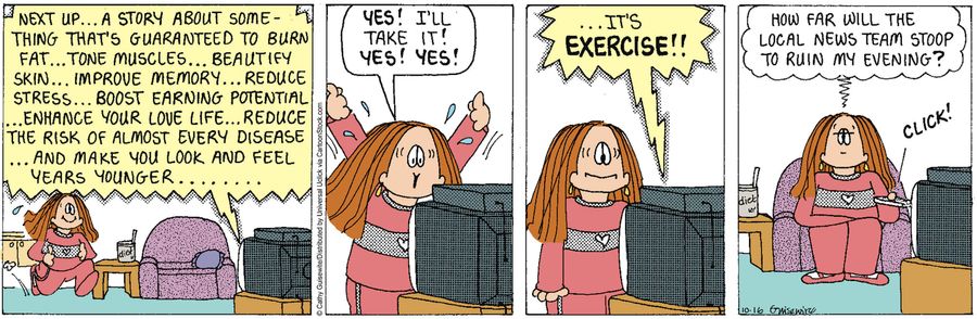 '...It's exercise!'