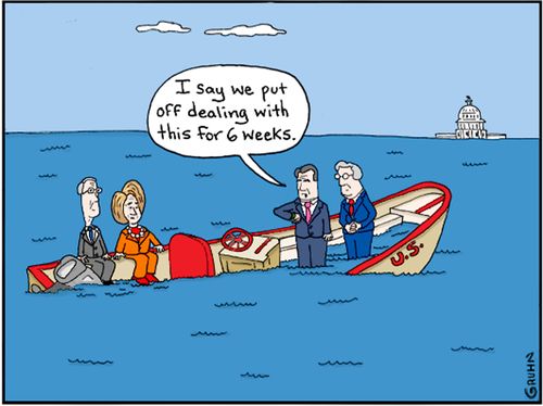 Debt Ceiling Negotiations Cartoon