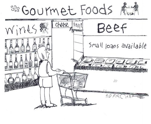 Beef: small loans available.
