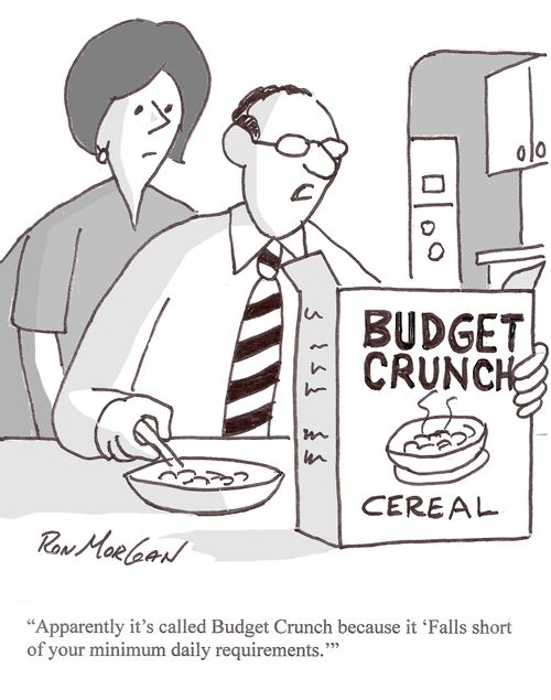 "Apparently it's called Budget Crunch because it 'falls short of your minimum daily requirements.'"