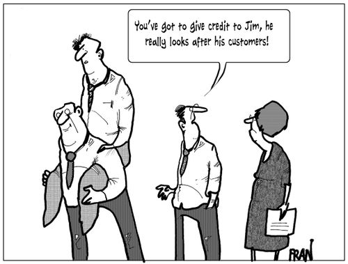 'You've got to give credit to Jim, he really looks after his customers!'
