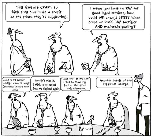 'I mean you have to PAY for goo legal services, how could we charge less?...'