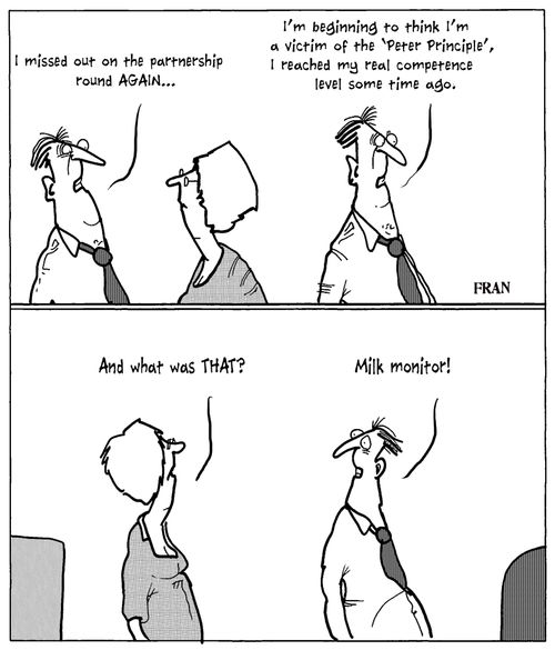 'I missed out on the partnership round again...'