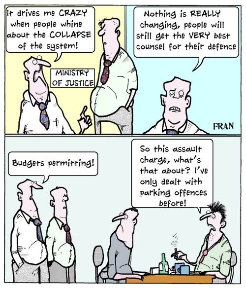 'It drives me crazy when people whine about the collapse of the system!'