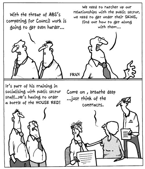 'With the threat of ABS's competing for Council work is going to get even harder...'