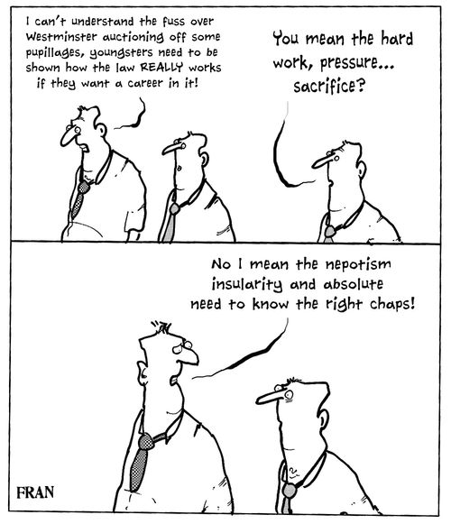 '...youngsters need to be shown how the law REALLY works if they want a career in it!'
