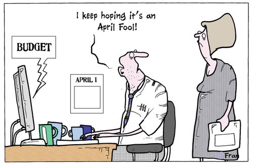 'I keep hoping it's an April Fool!'