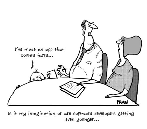 'I've made an app that counts farts...'