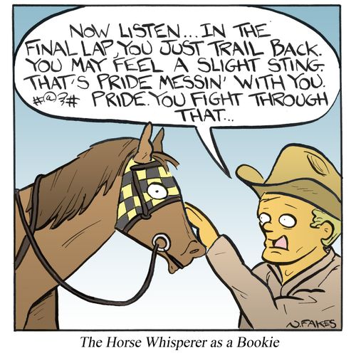 The Horse Whisperer as a Bookie