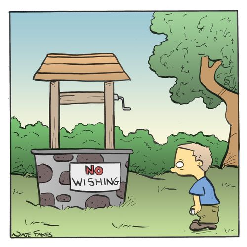 No wishing