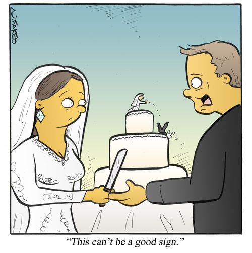 'This can't be a good sign.'