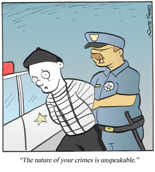 'The nature of your crimes is unspeakable.'