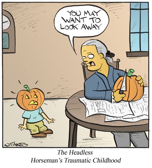 The Headless Horseman's Traumatic Childhood