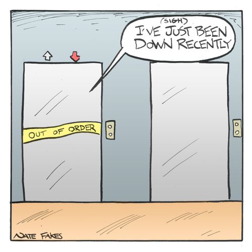 'I've just been down recently.'