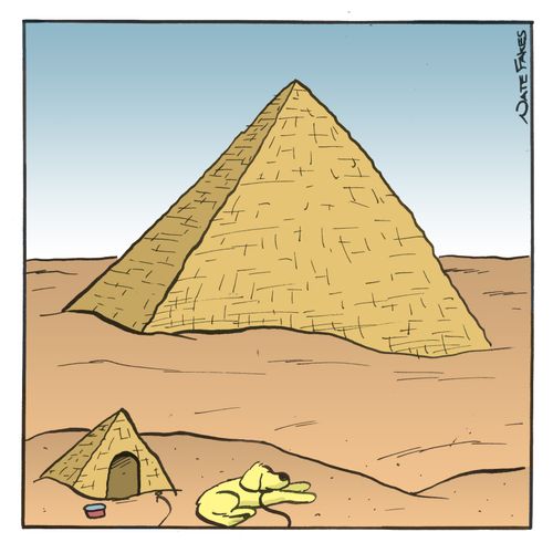 Egyptian Dog House.