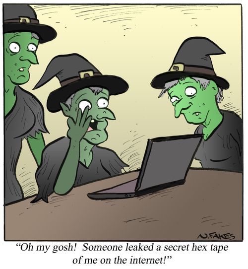 'Oh my gosh! Someone leaked a secret hex tape of me on the internet!'