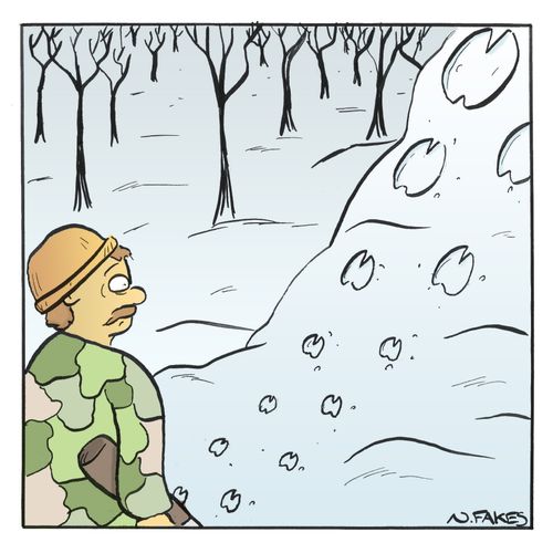 Surprising Deer Tracks