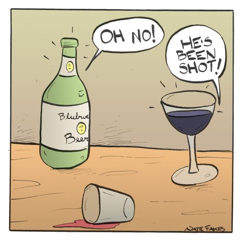 'He's been shot!'