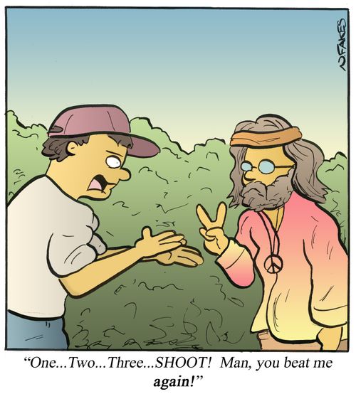 '. . . Man, you beat me again!'