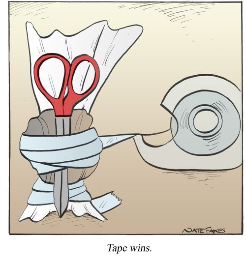 Tape wins