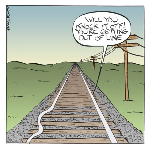 'Will you knock it off! You're getting out of line.'