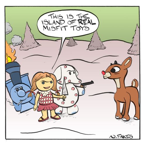 'This is the Island of REAL misfit toys.'