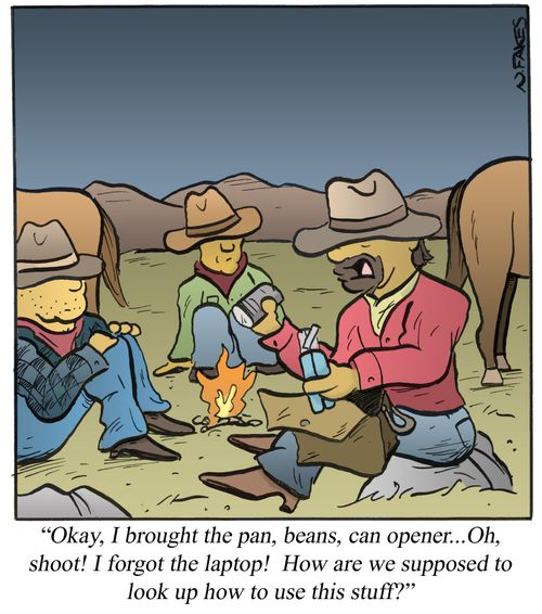 '...How are we supposed to look up how to use this stuff?'
