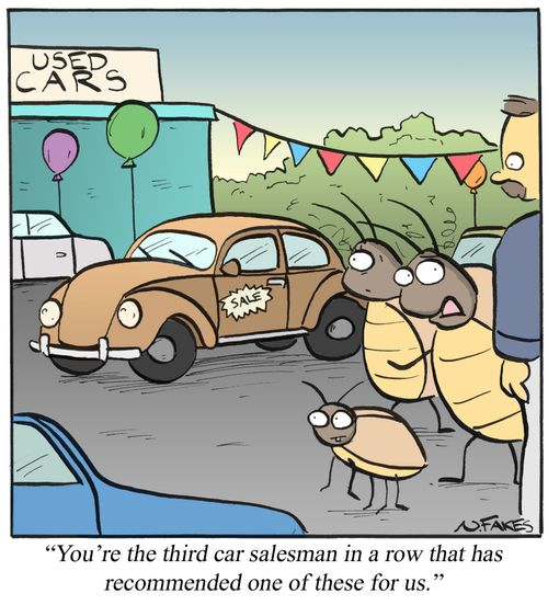 'You're the third car salesman in a row that has recommended one of these for us.'