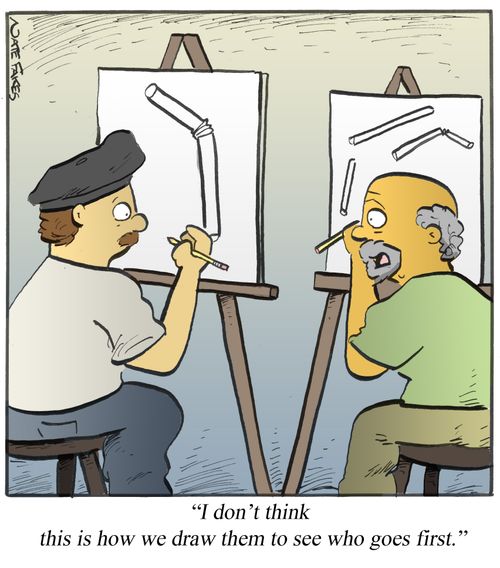 'I don't think this is how we draw them to see who goes first.'