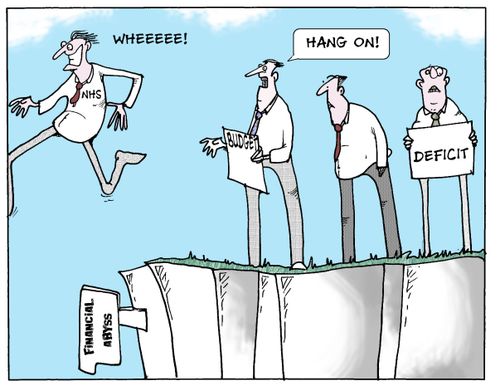 NHS financial abyss