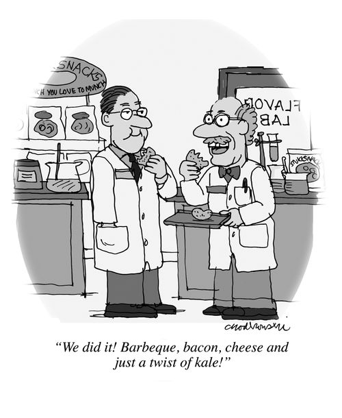 "We did it! Barbeque, bacon, cheese and just a twist of kale!"