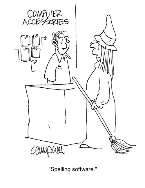 "Spelling software."