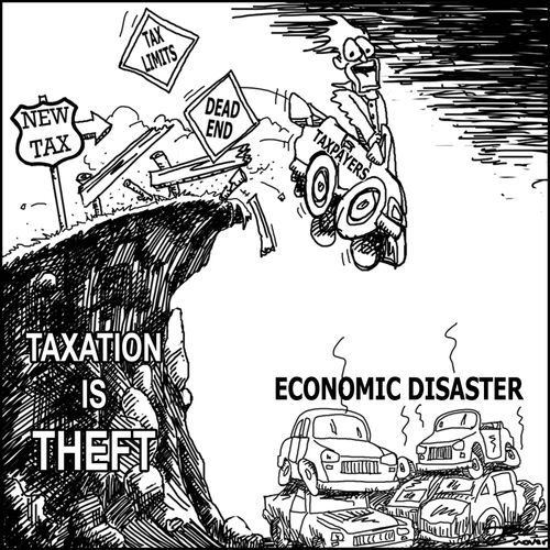 New taxes lead to economic disaster