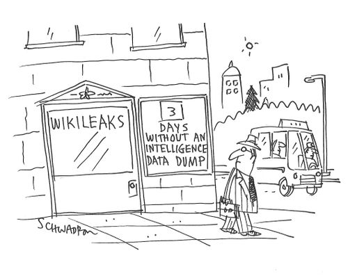 'Wikileaks: 3 days without an intelligence data dump.'