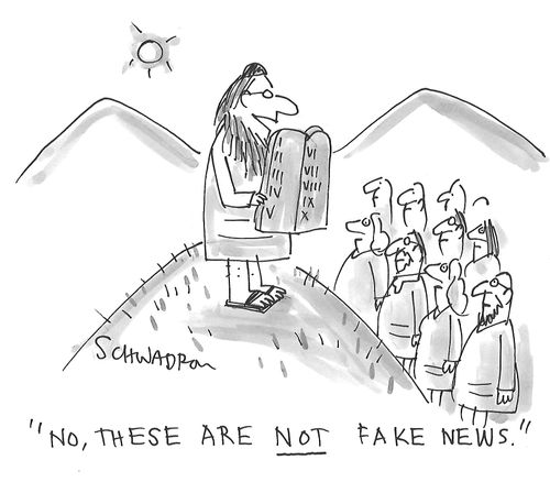"No, these are not fake news."