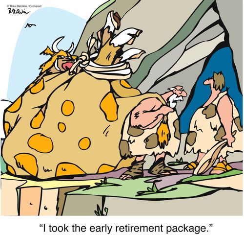 I took the early retirement package.