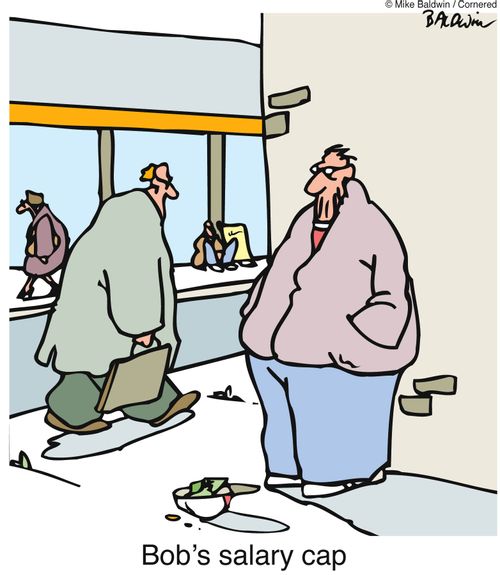 Bob's salary cap.
