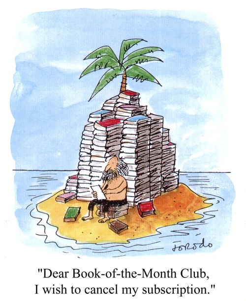 "Dear Book-of-the-Month Club, I wish to cancel my subscription."