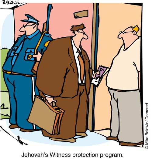 'Jehovah's Witness protection program'