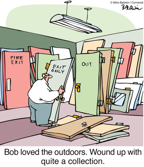 Bob loved the outdoors. Wound up with quite a collection.