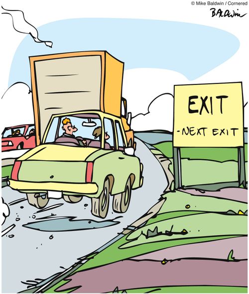 'EXIT -Next Exit.'
