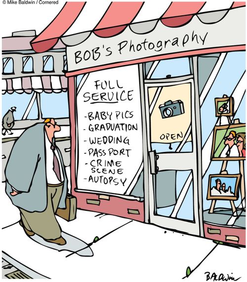 Bob's Photography Full Service: Baby Pics, Graduation, Wedding, Crime scene, Aautopsy.
