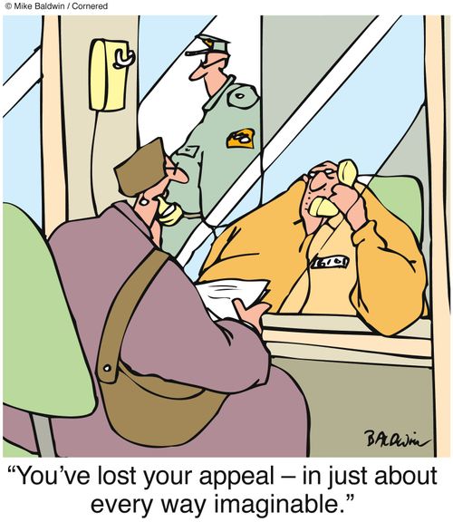 "You've lost your appeal ? in just about every way imaginable."
