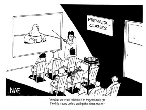 'Another common mistake is to forget to take off the dirty nappy before putting the clean one on.'