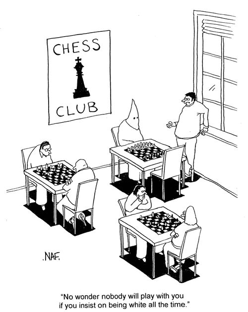 'No wonder nobody will play with yuo if you insist on being white all the time.'