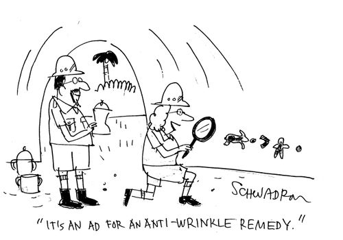 'It's an ad for an anti-wrinkle remedy.'