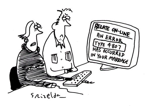 Relate on-line: An error of type 4807 has occurred in your marriage.