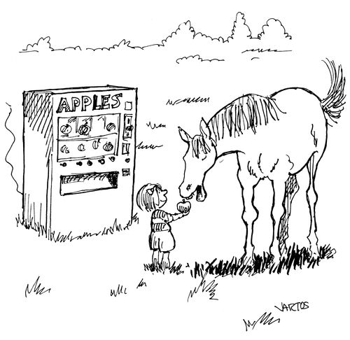 Apple Vending Machine.