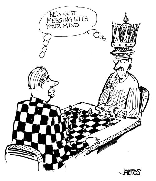 'He's just messing with your mind.'  