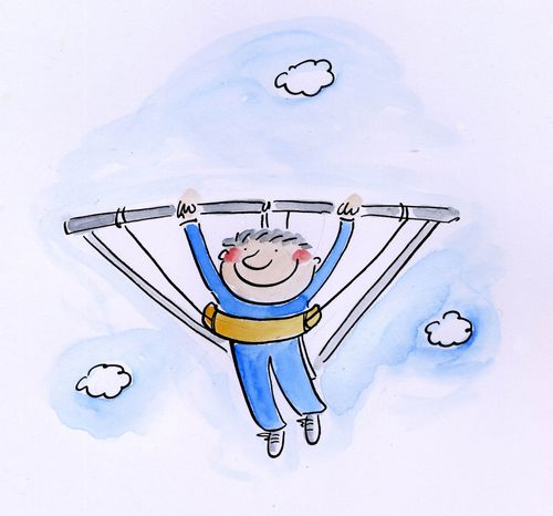 Hang glider.